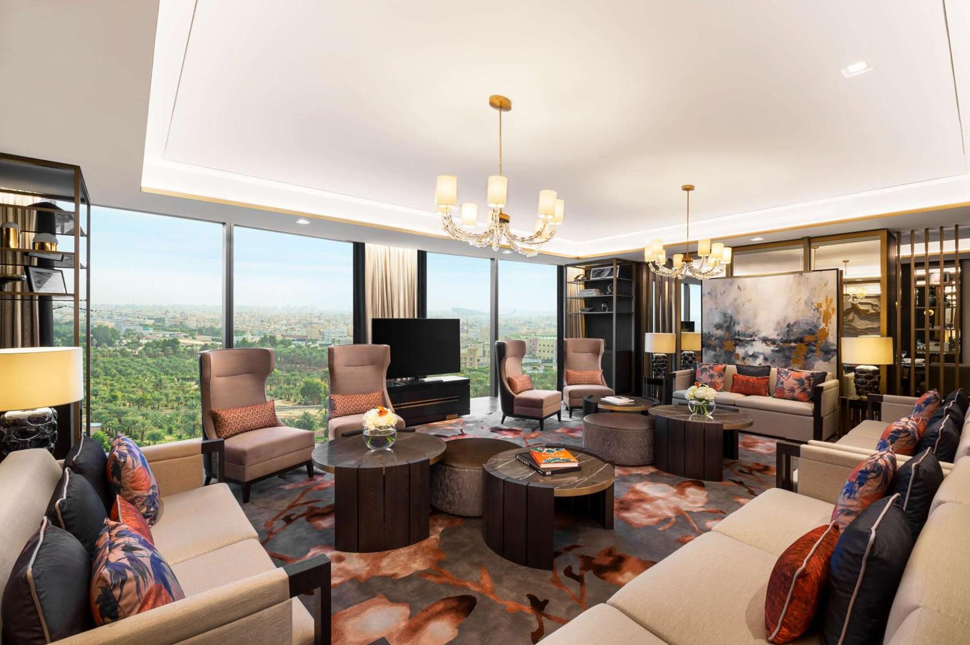 Waldorf Astoria Kuwait Hotel Kuwait City Exterior photo The living room of a Presidential Suite